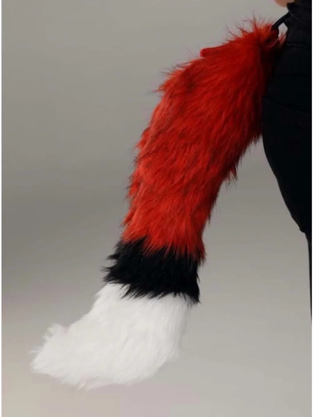 🦊 Red Fox Kids or Adults Costume Hood, Paw Gloves & Tail Set 🐾